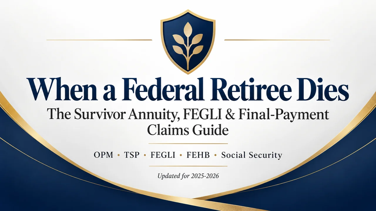 Federal Retiree Death Benefits — Claim Every Dollar Owed to Your Family