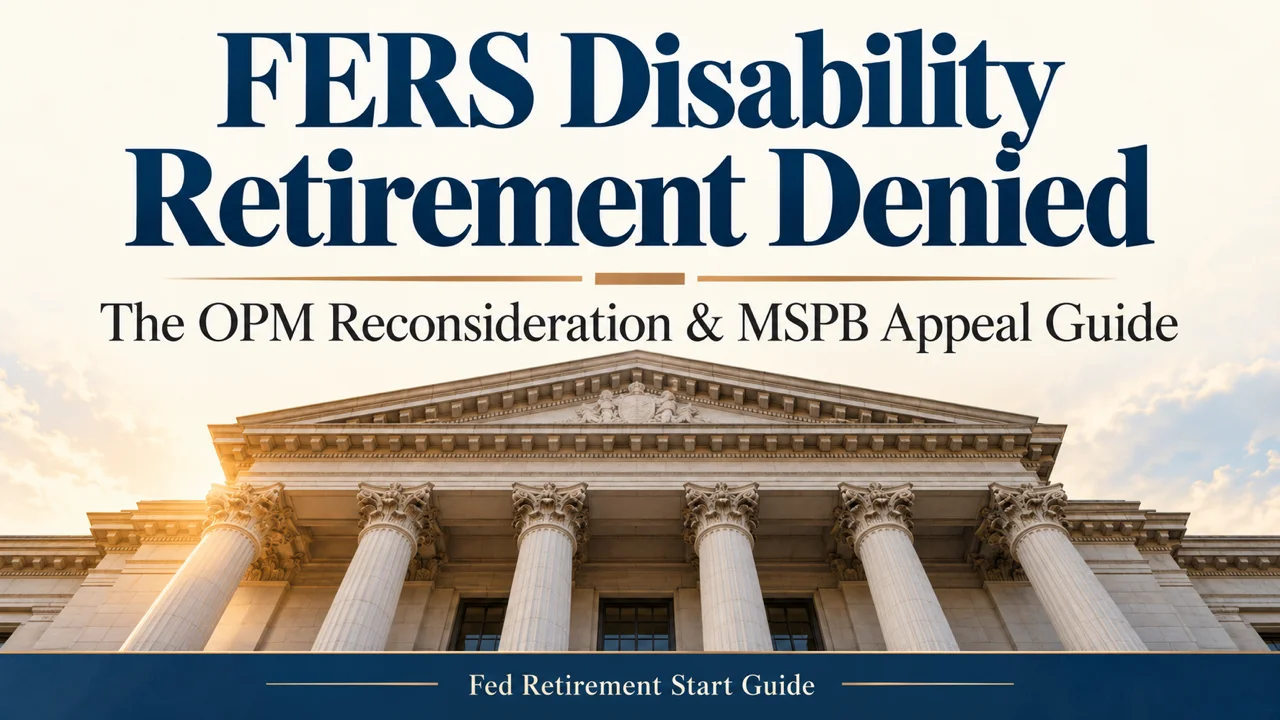 FERS Disability Denial Appeal Guide — Reconsideration & MSPB