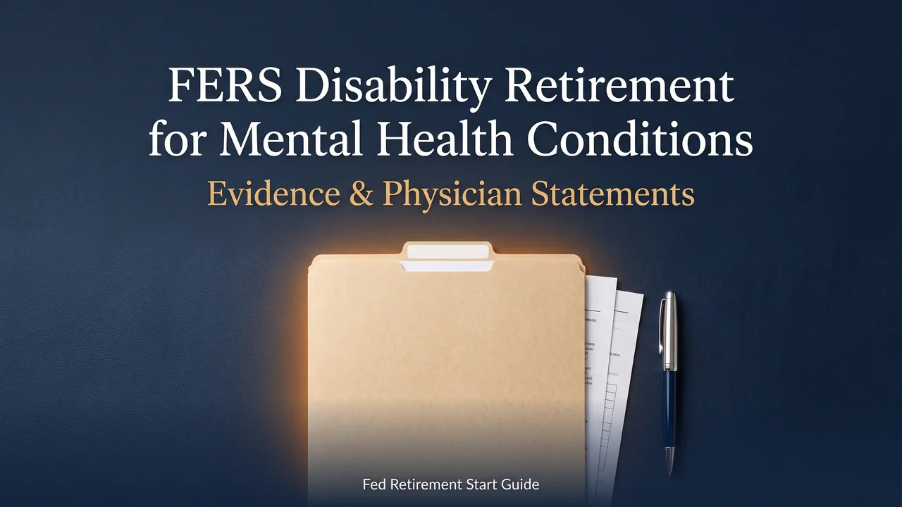 FERS Mental Health Disability Retirement — Evidence & Physician Statements